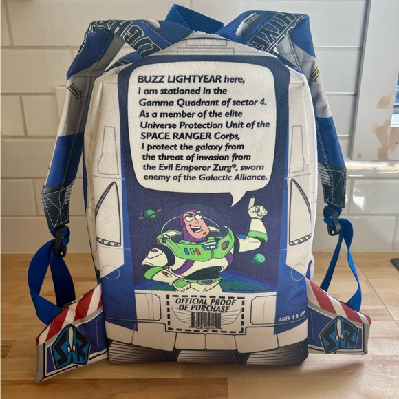 Buzz Lightyear Space Ranger Adult Backpack - Picture 3 of 7